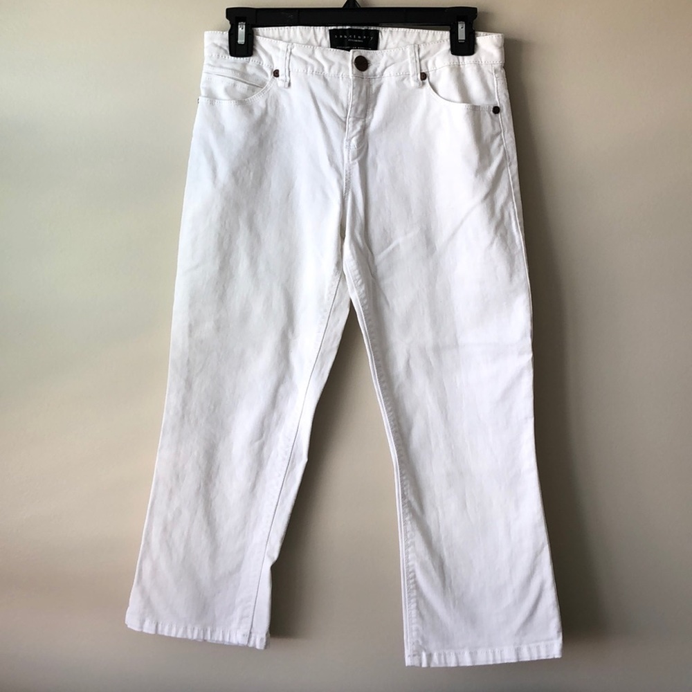 Sanctuary white jean capris size 27